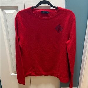 Women’s Ralph Lauren Vibrant Red Knit Top
